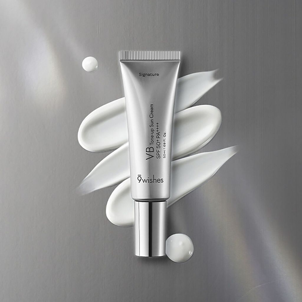 [New] 9WISHES VB Tone Up Sun Cream (2 Types) (Premium/Signature), 50ml | Vanishing Balm 9 Wishes