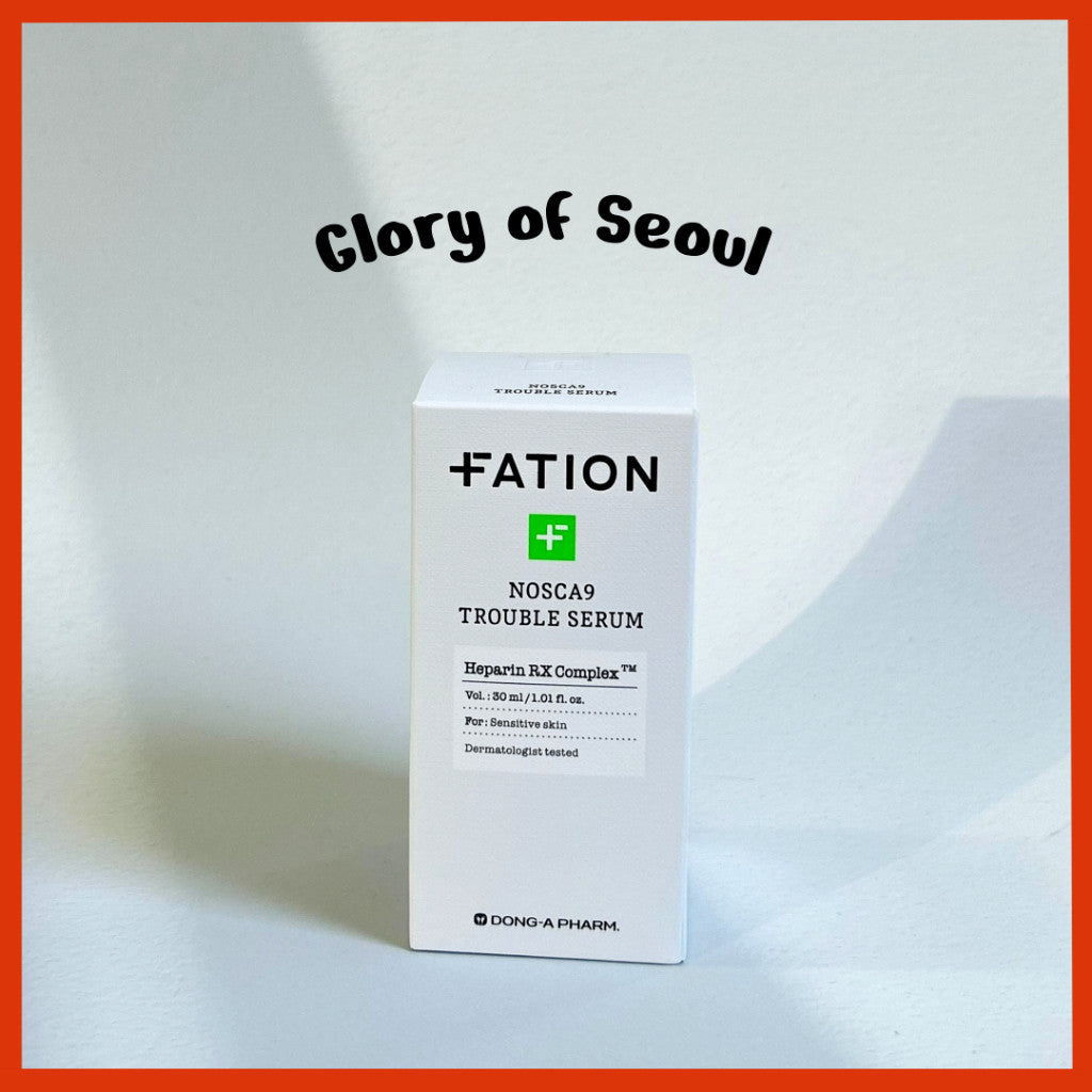 FATION Nosca9 Trouble serum(30ml) - Hydrating Facial, Glass Skin Face Moisturizer for Dry & Sensitive Skin Face