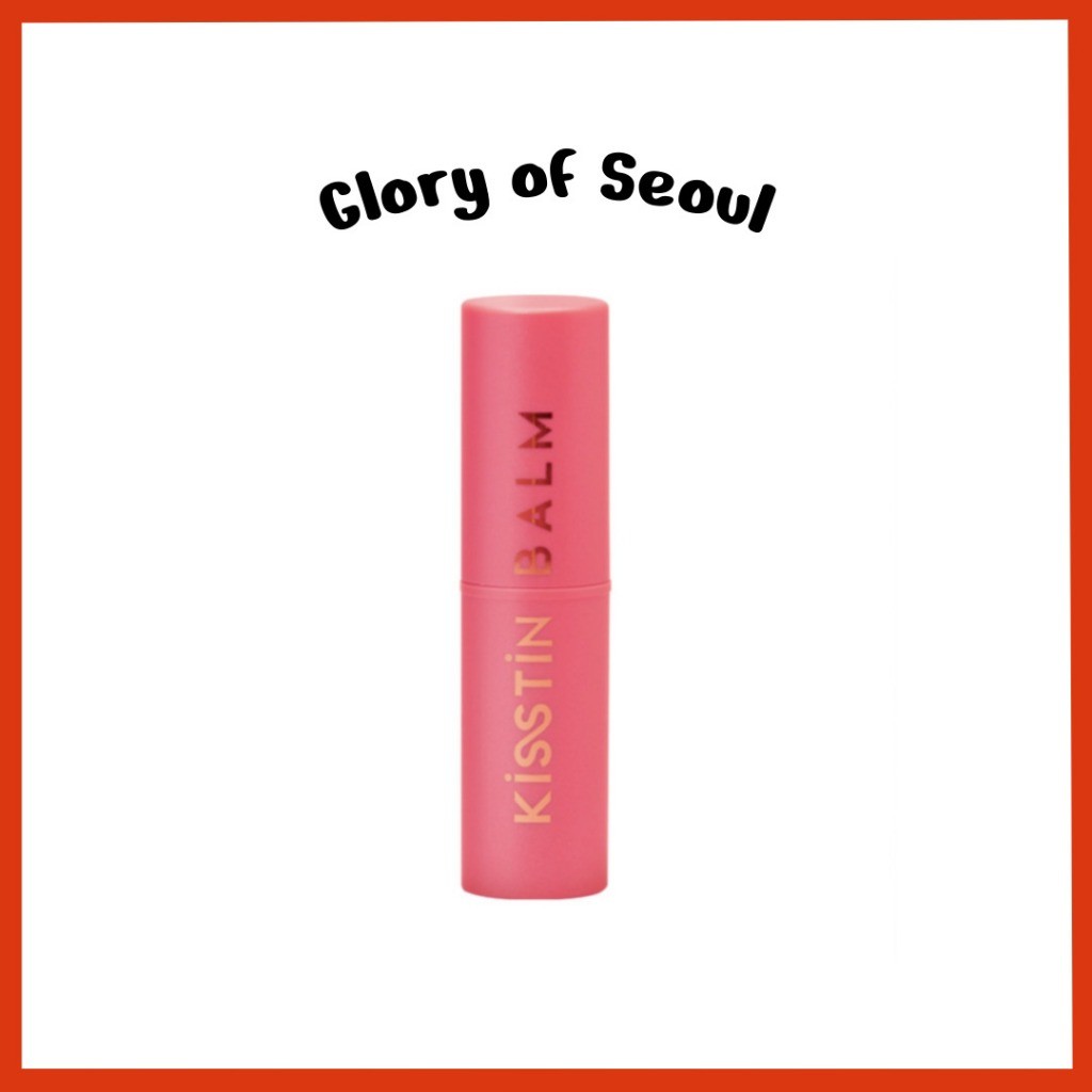 [KAHI] Kisstin Balm Pink, 9g | Skin-Refining Face Balm Moisturizer & Makeup Stick