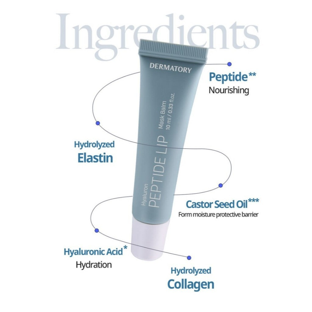 DERMATORY Hyaluron Peptide Lip Mask Balm 10ml