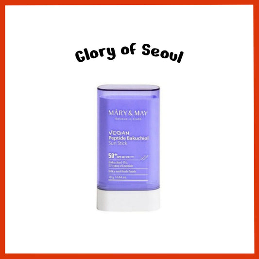MARY&MAY Vegan Peptide Bakuchiol Sun Stick SPF50+ PA++++ 18g