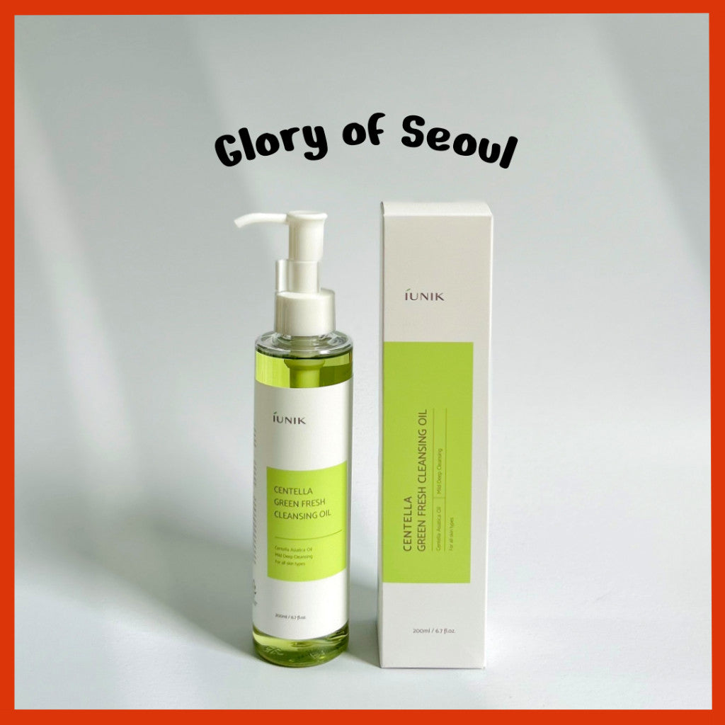 [IUNIK] Centella Green Fresh Cleansing Oil, 200mL
