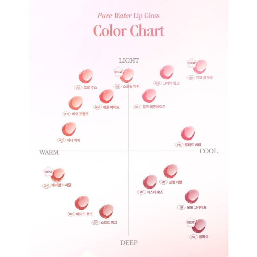 DASIQUE Pure Water Lip Gloss 2.6g