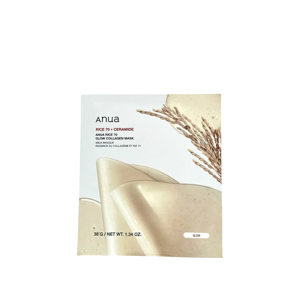 ANUA Rice 70 Glow Collagen Mask (2 Options)