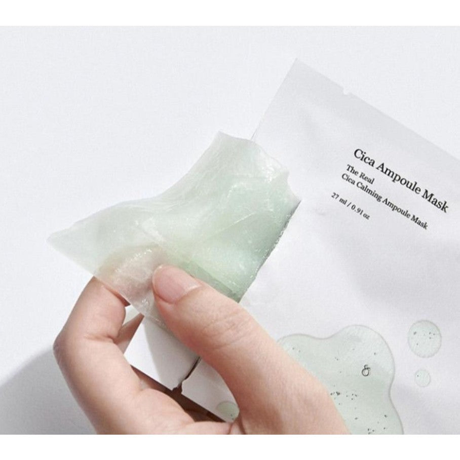 CELIMAX The Real Cica Calming Ampoule Mask 27ml (1 Or 5 Sheets)