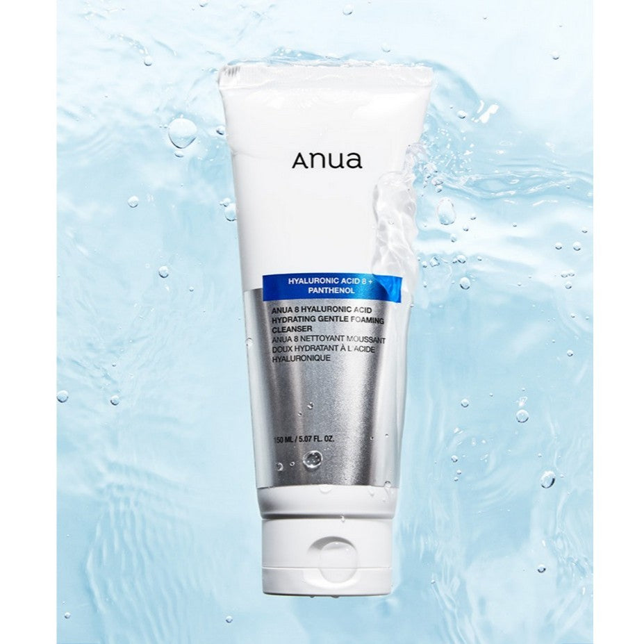ANUA 8 Hyaluronic Acid Hydrating Gentle Foaming Cleanser 150ml