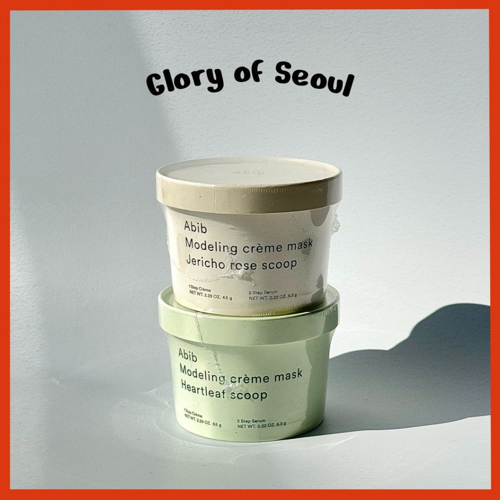 Abib Modeling Cream Mask (2 Types) | Heartleaf Scoop / Jericho Rose Scoop