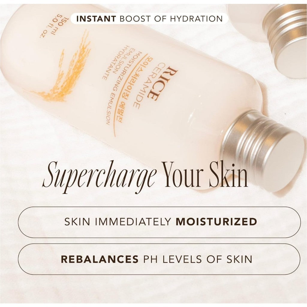 The Face Shop Rice Ceramide Moisturizing Emulsion, 150mL