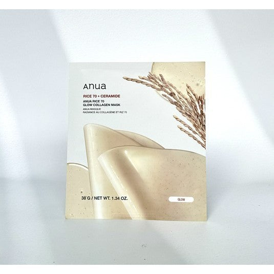 ANUA Rice 70 Glow Collagen Mask (2 Options)