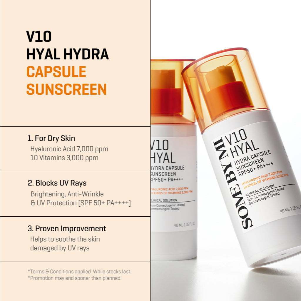 SOME BY MI V10 Hyal Hydra Capsule Sunscreen 40ml