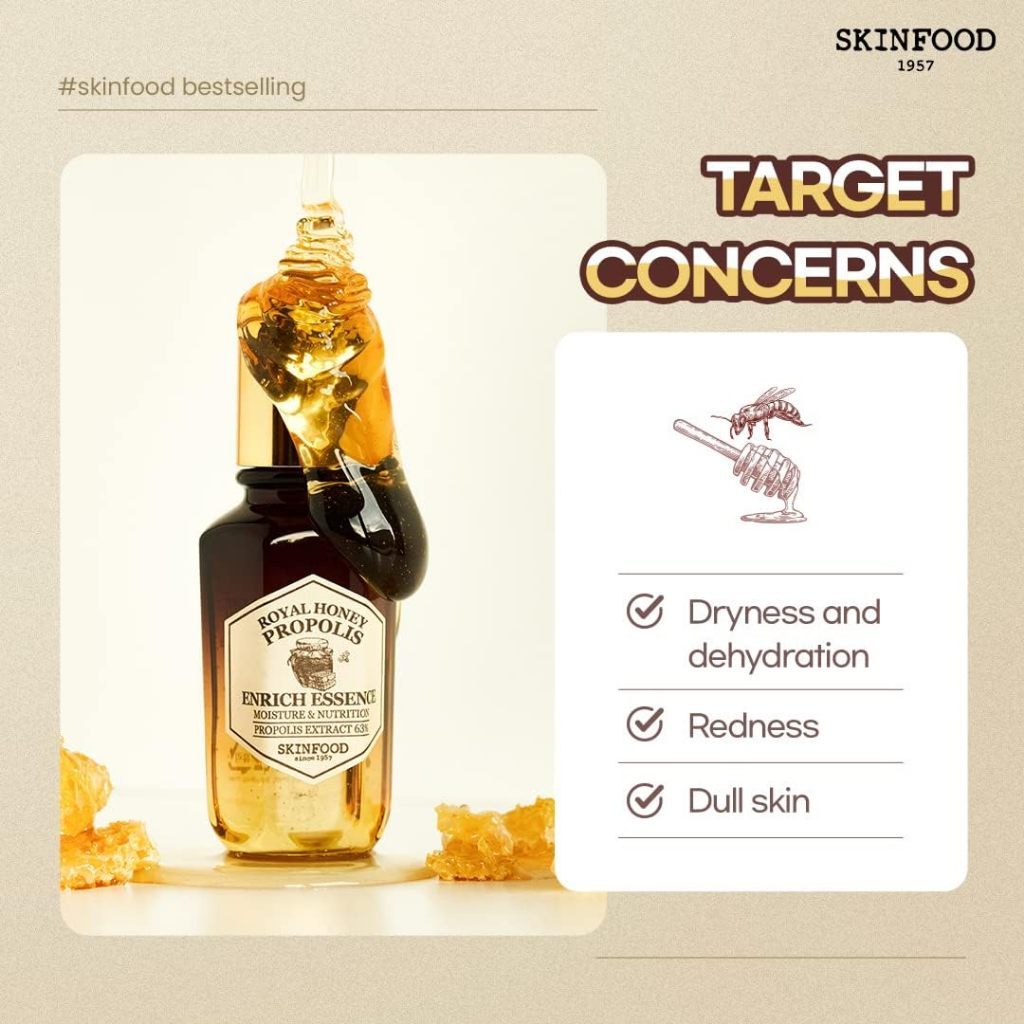 SKINFOOD Royal Honey Propolis Enrich Essence 50ml Producto / Recambio *Sin caja*