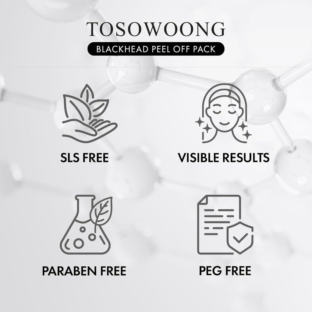 TOSOWOONG Black Head Peel Off Pack 50g