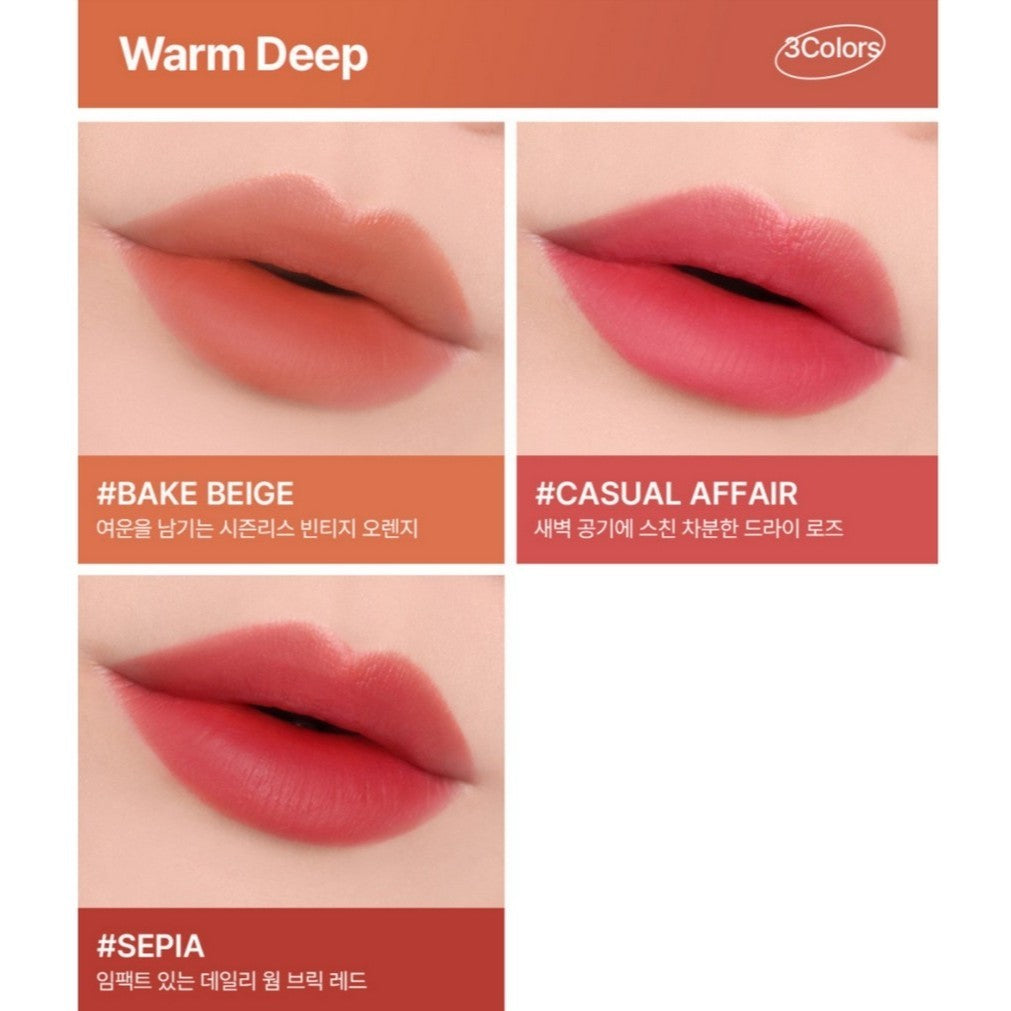 3CE BLUR WATER TINT(4.6g) 20 Colors | soft lip with less smear with a blurry finish