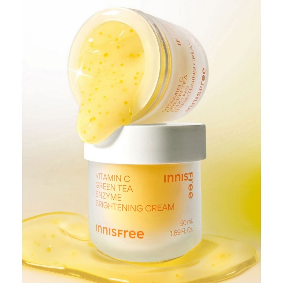 INNISFREE Vitamin C Green Tea Enzyme Brightening Cream, 50mL