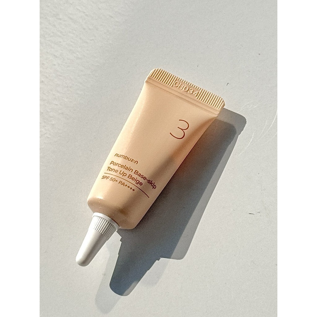 NUMBUZIN No.3 Porcelain Base-skip Tone Up Beige (5ml, 35ml, 50ml)