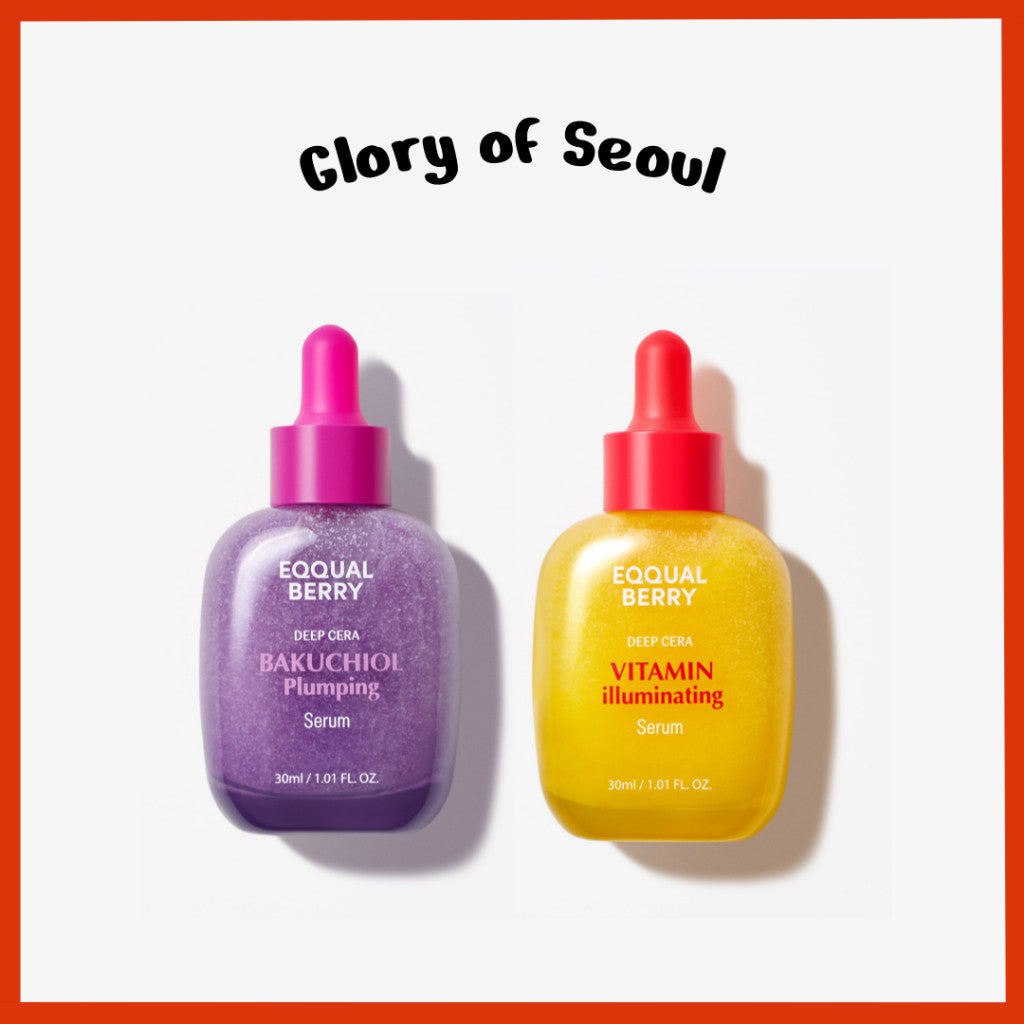 EQQUALBERRY Bakuchiol Plumping / Vitamin Illuminating Serum 30ml
