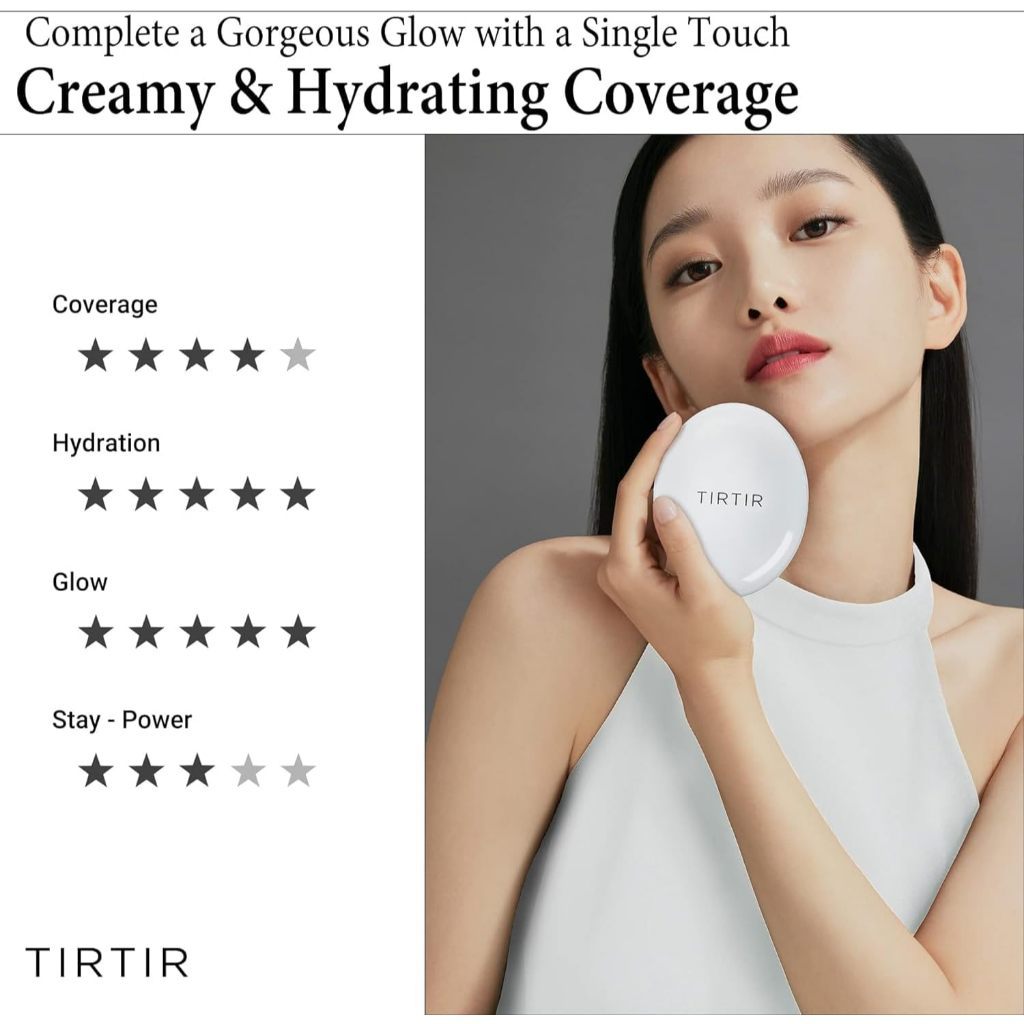 [MINI] TIRTIR My Glow Cream Cushion SPF30 PA++ Mini 4.5g (3 Shades)