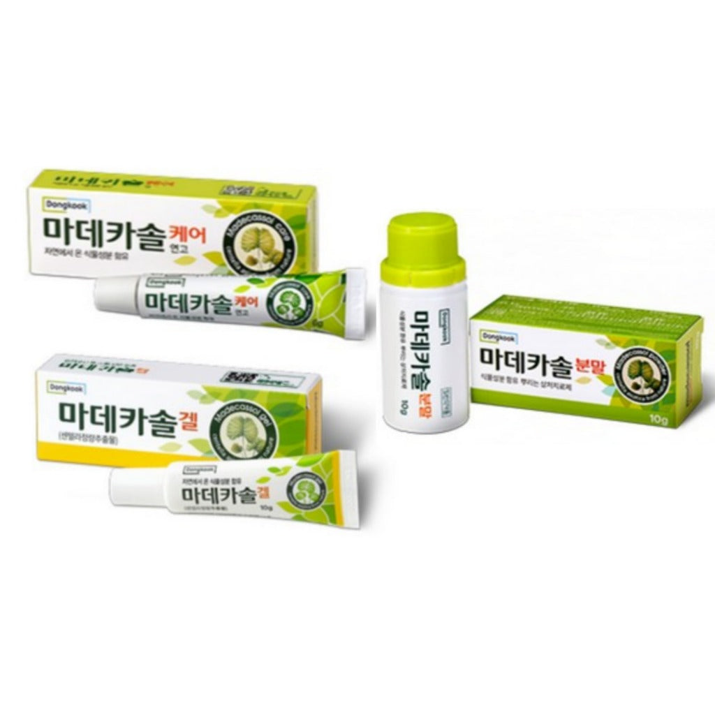 DONGKOOK Madecassol Care Ointment (6g/10g) / Madecassol Gel (10g) / Madecassol Powder (10g) | Korean Pharmarcy Version