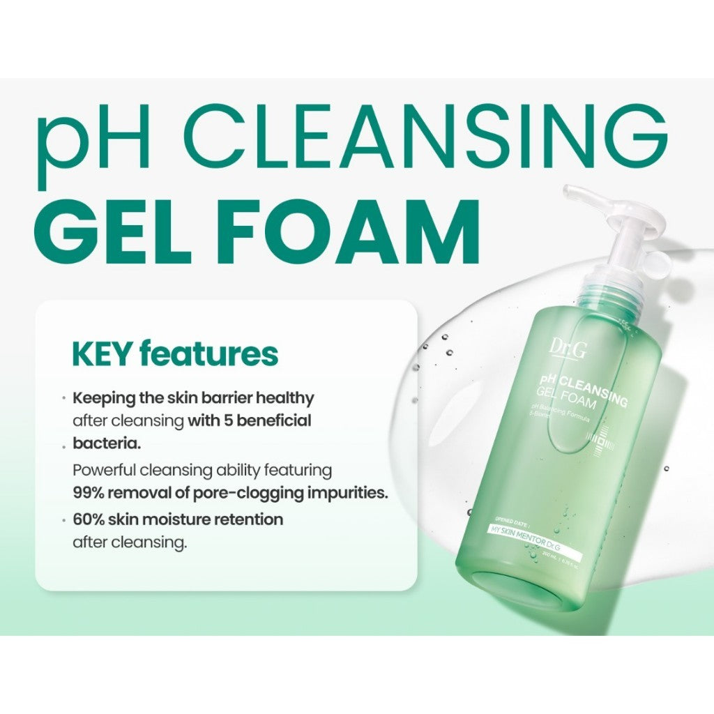 DR.G pH Cleansing Gel Foam 200ml / Green Deep Cleansing Oil 210ml