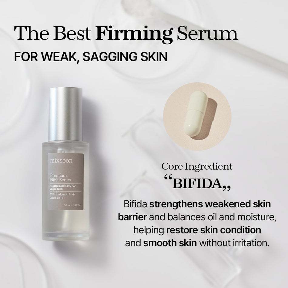 mixsoon Premium Serum 50ml (3 Types) │ Galactomyces / Bifida / Centella Asiatica
