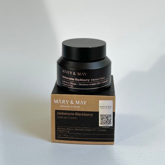 MARY&MAY Idebenone+Blackberry Intense Cream 70g Jar Type