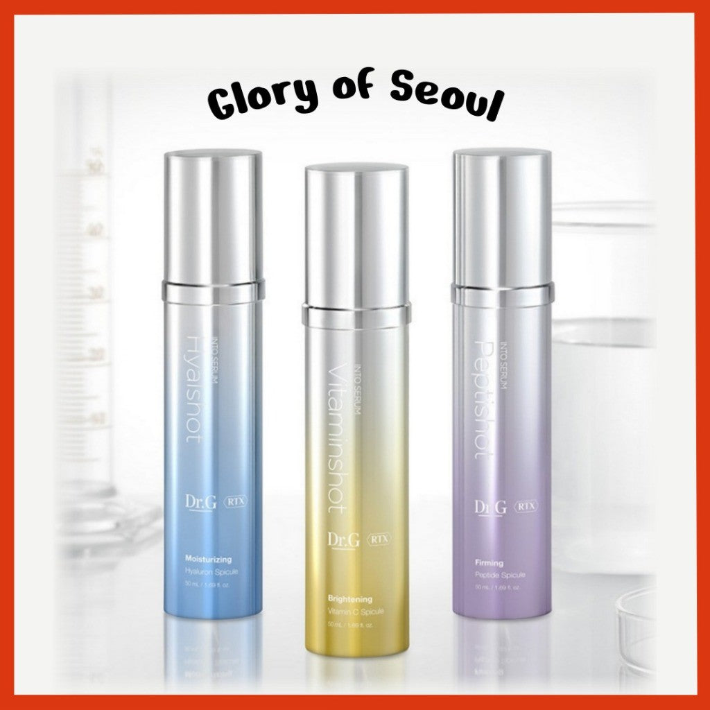 [Dr.g] RTX into Serum, 50mL (3 Type) | High efficacy coated spikule penetration, Pepti Shot, Hyal Shot, Vitamin Shot