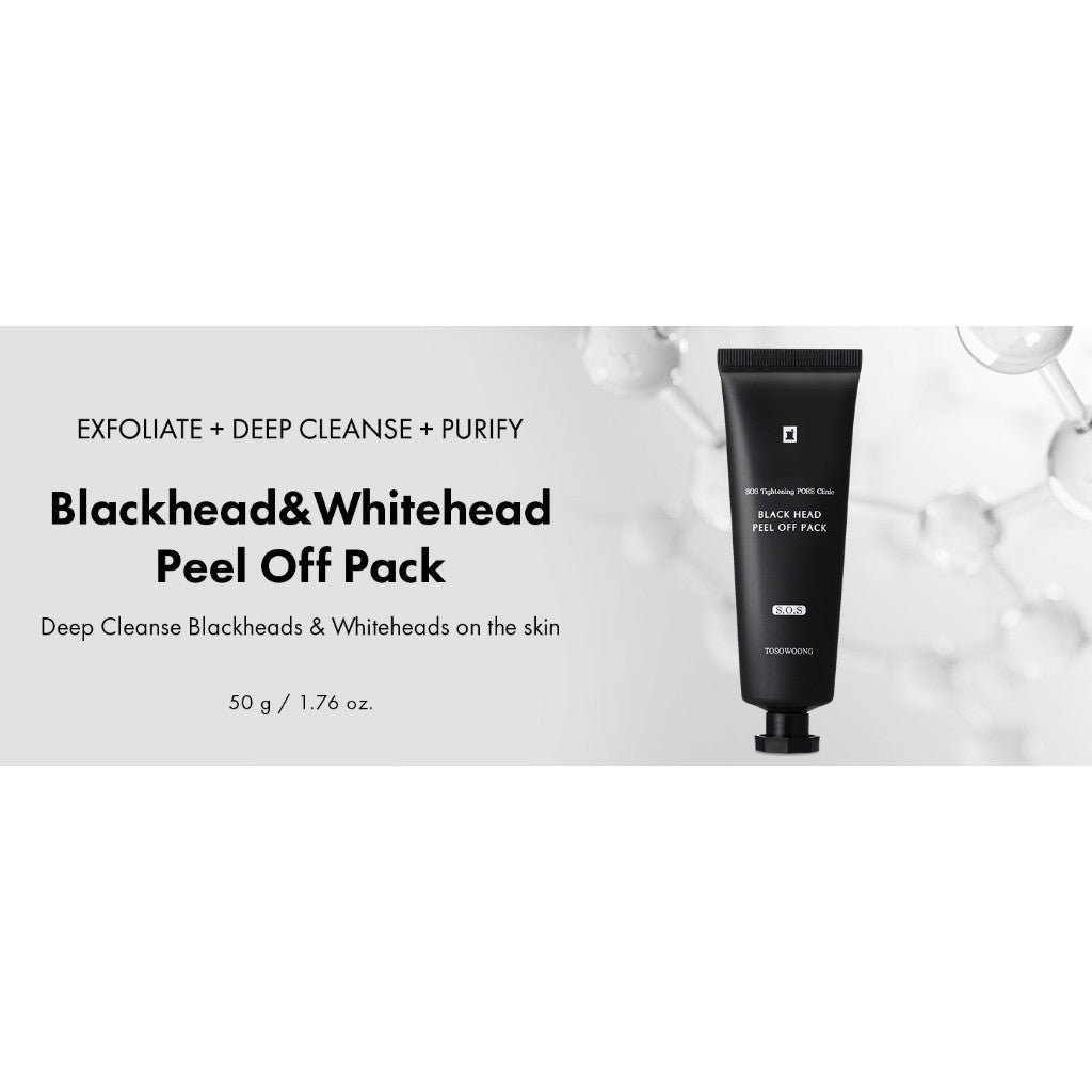 TOSOWOONG Black Head Peel Off Pack 50g