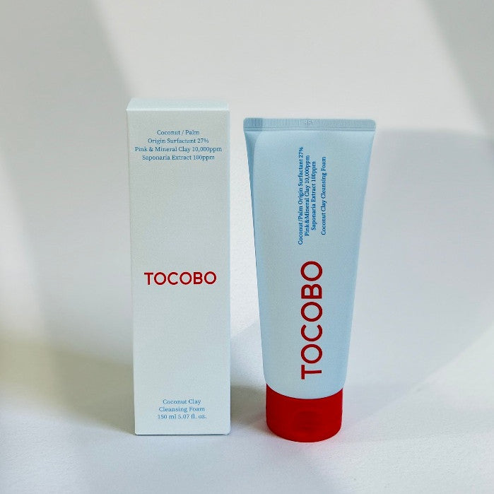 Espuma limpiadora de arcilla de coco TOCOBO 150ml