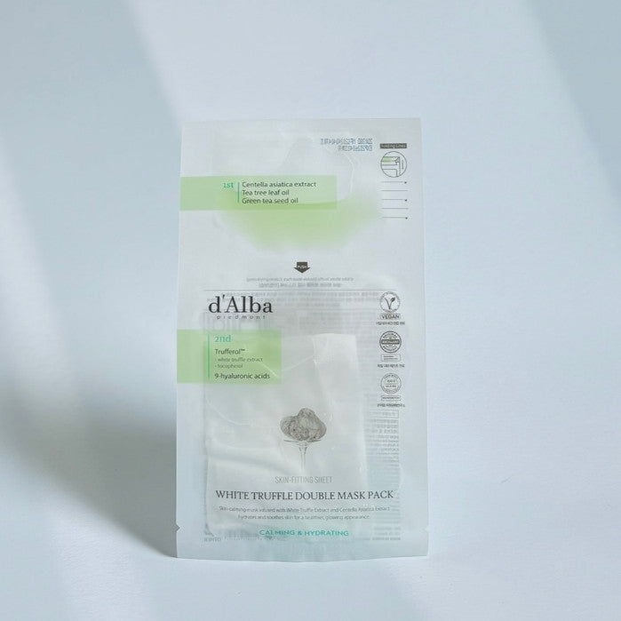 d'Alba White Truffle Double Mask 1 Sheet