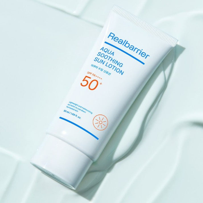 REAL BARRIER Sun Cream SPF50+ PA++++ 50mL 4options (Cera Moisture Barrier, Cica green ton-up, Aqua soothing, Peach Fit tone-up)