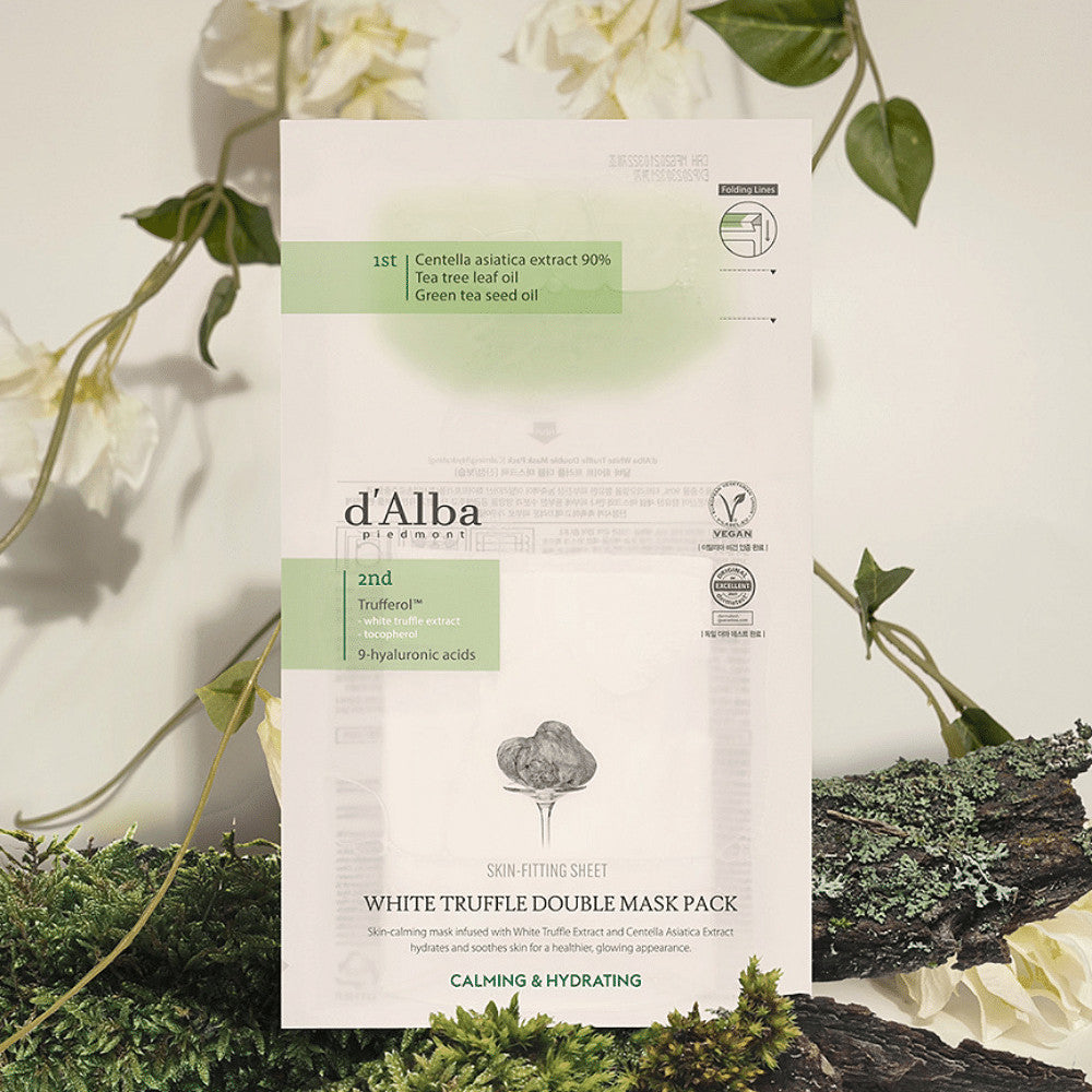 d'Alba White Truffle Double Mask 1Sheet