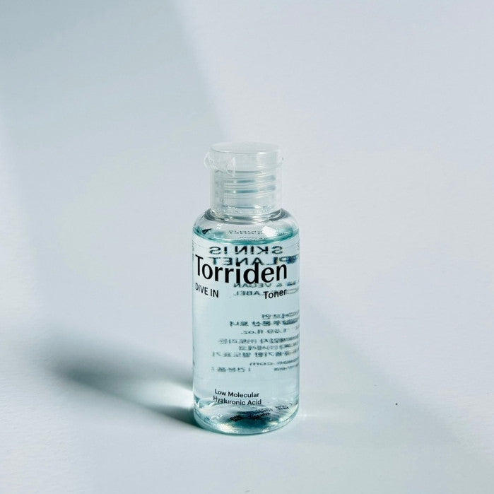 [MINI] Torriden DIVE-IN Low-Molecular Hyaluronic acid Soothing Cream 20ml  / Toner 50ml / Cream 20ml (3 Options)
