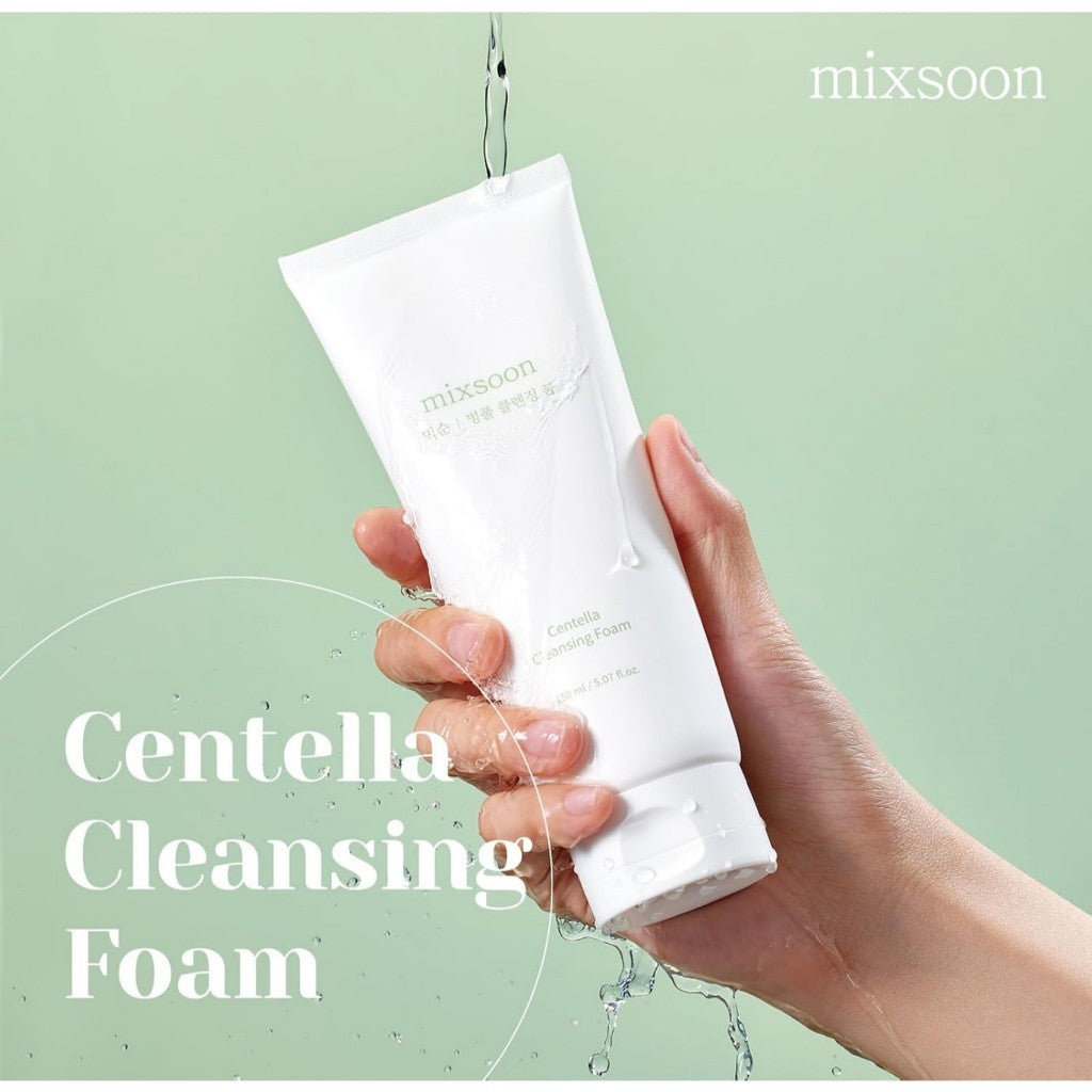 mixsoon Bean Cleansing Oil 195ml / Centella Cleansing Foam 150ml