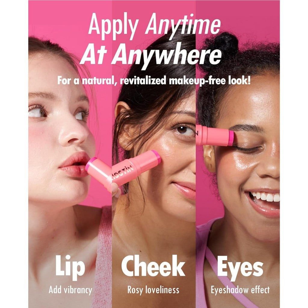 [KAHI] Kisstin Balm Pink, 9g | Skin-Refining Face Balm Moisturizer & Makeup Stick