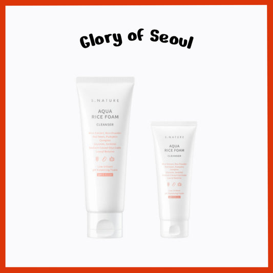 S.NATURE Aqua Rice Foam 160ml / 80ml