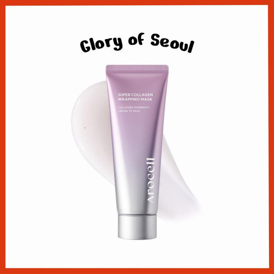 AROCELL Super Collagen Wrapping Facial Mask, 80mL | Peel Off Face Mask Pack