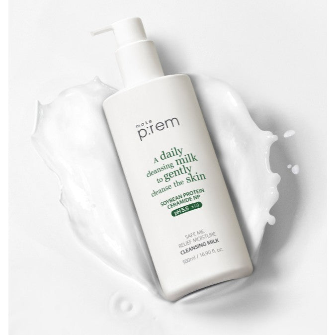 MAKE P:REM Safe Me Relief Moisture Cleansing Milk 3types