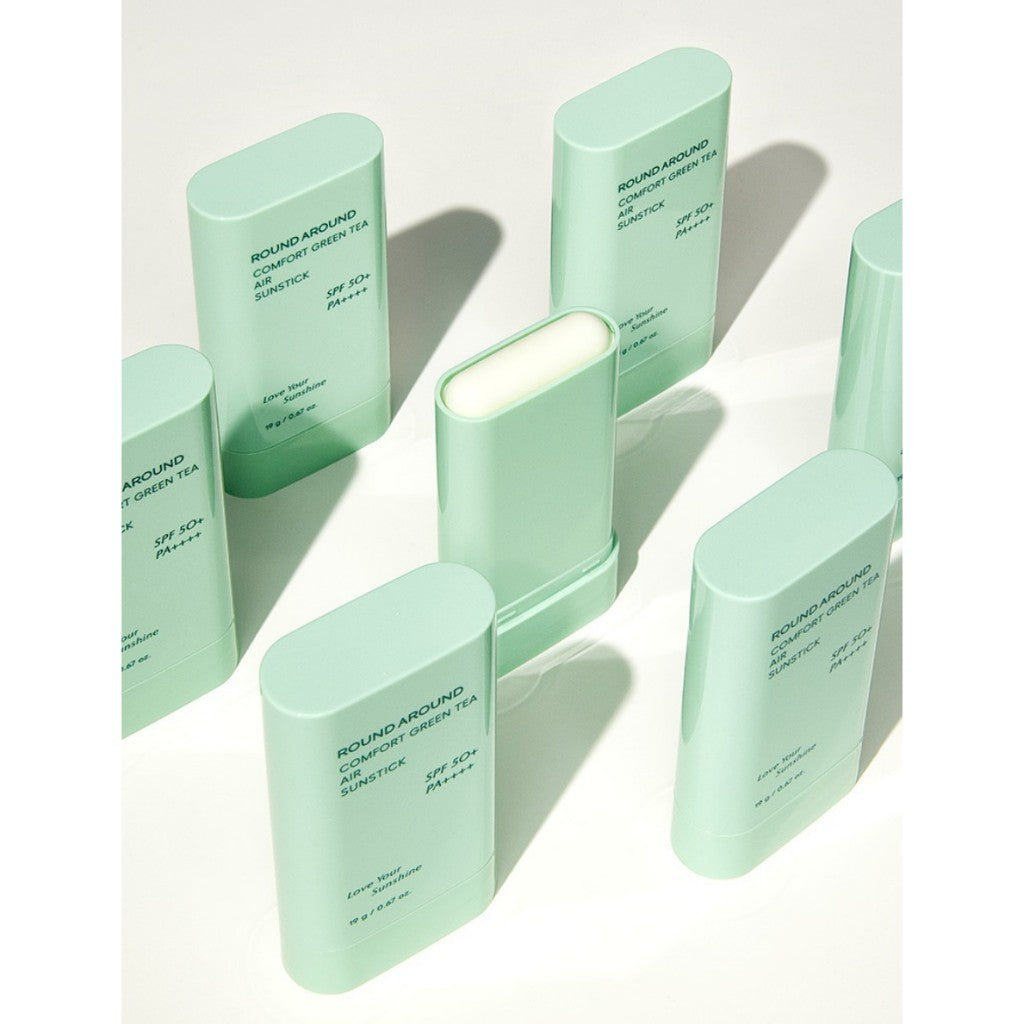 ROUND AROUND Comfort Green Tea Air Sun Stick 19g