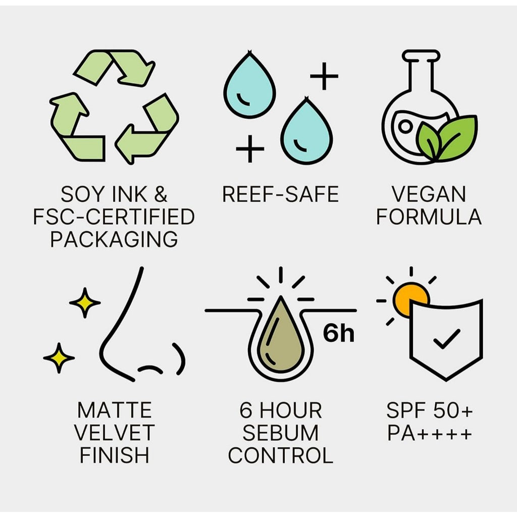 [MAKE PREM] UV Defense Me No Sebum Sun Cream, 50mL | SPF 50+ PA++++ Reef-safe