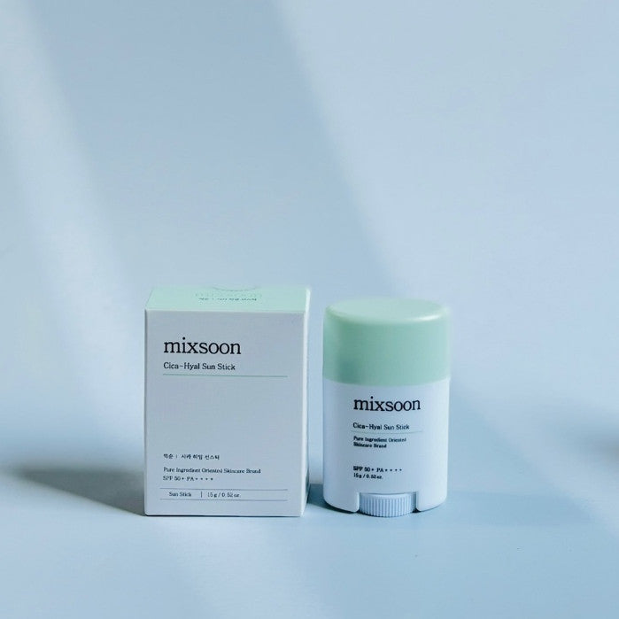 mixsoon Sun Stick SPF 50+ PA++++ 15g (2 Types) | Bean / Cica-Hyal