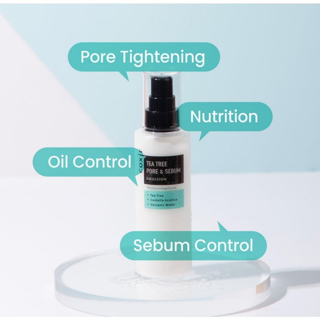 [COXIR] Tea Tree Pore & SEBUM Emulsion, 100mL