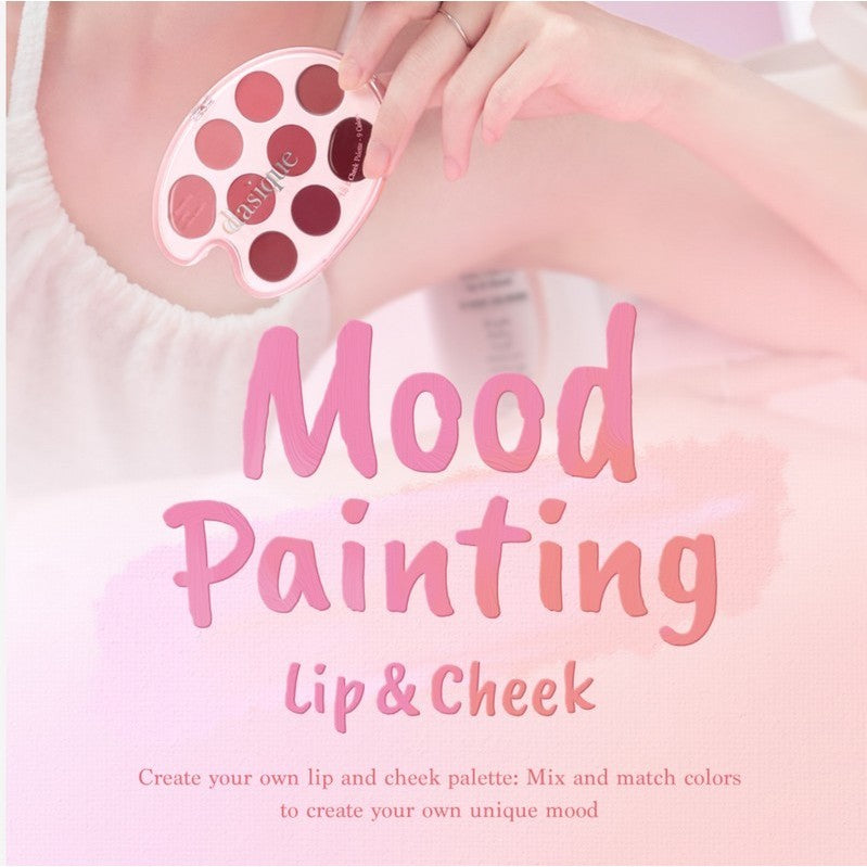 [NEW] DASIQUE Mood Painting Lip & Cheek Palette 6g (4 Type)