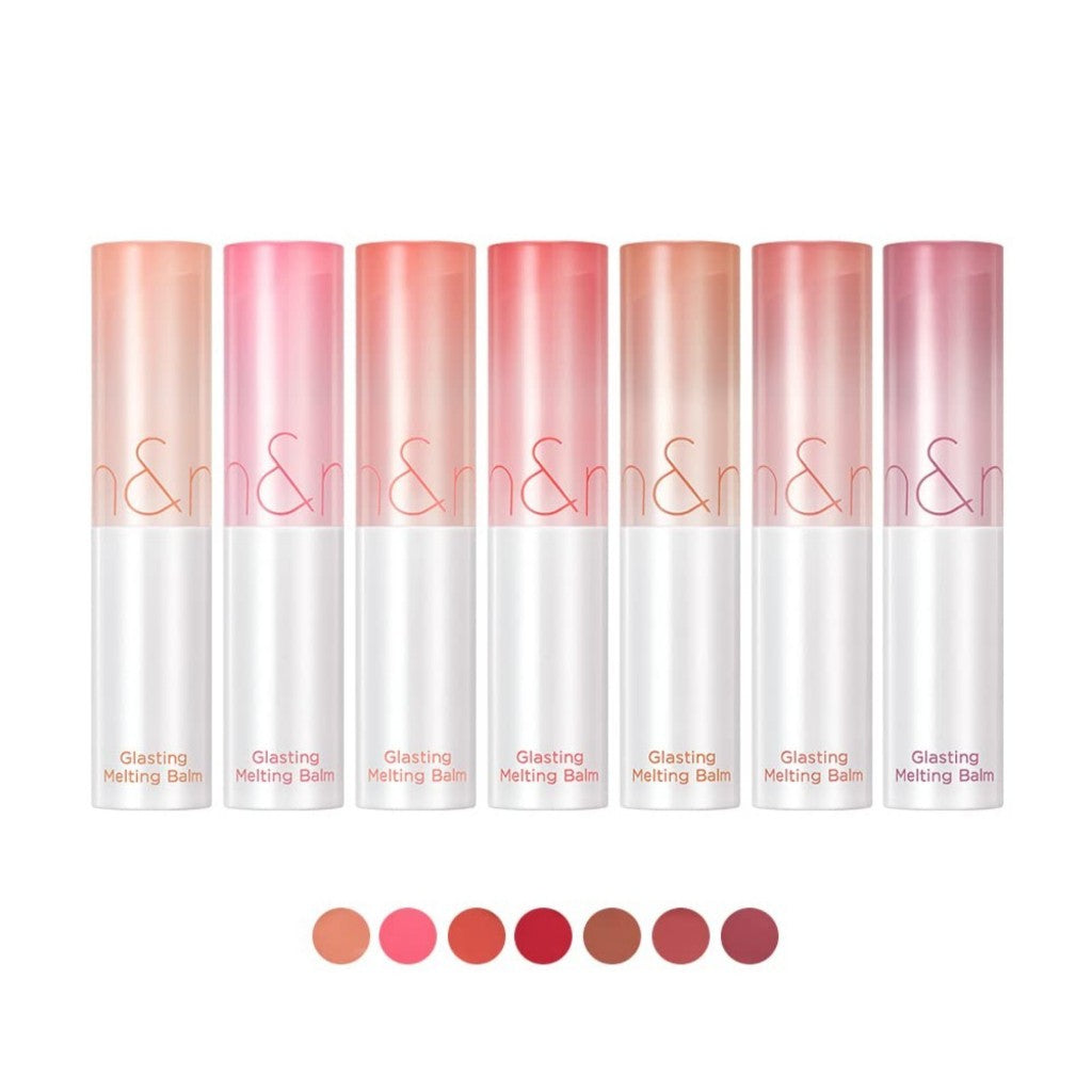 rom&nd Glasting Melting Balm 3.5g, Glossy, Plumping Lips, Moisture, Translucent, Water Bomb, High Pigmented, Vegan