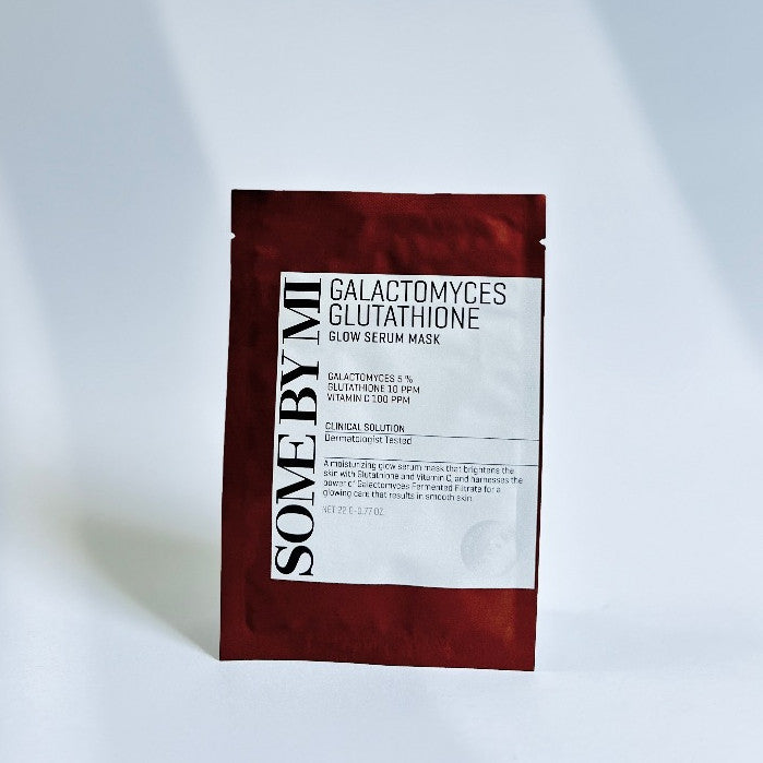 Colección de mascarillas de tela Some By Mi (3 tipos) │ Sérum iluminador de galactomyces y glutatión / Reactivador intensivo de retinol / Yuja Niacin