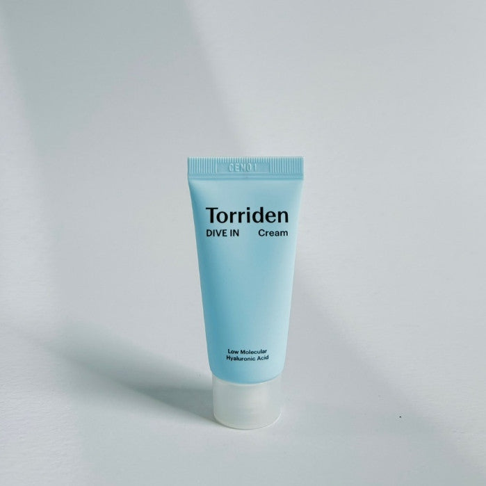[MINI] Torriden DIVE-IN Low-Molecular Hyaluronic acid Soothing Cream 20ml  / Toner 50ml / Cream 20ml (3 Options)