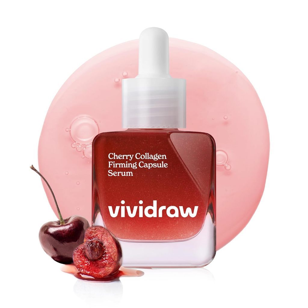 [New] VIVIDRAW Vegan Ampoule (5 Types), 40ml┃Apple Vinegar Pore Shrinkee/Cherry Collagen Firming Capsule/Baobal Hydrogel To Drop/Niacin Onion All Clear/White Tomato Glutathione