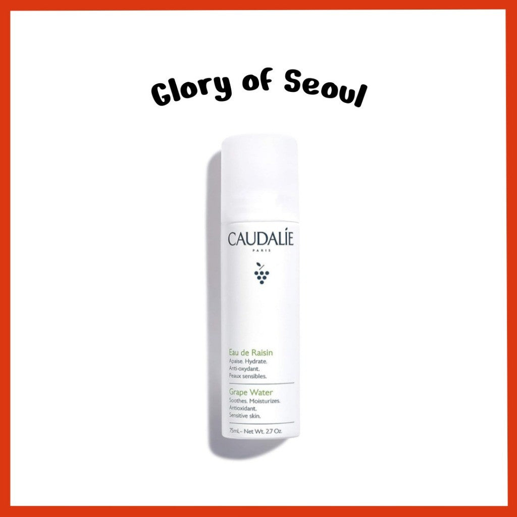 [Caudalie] Grape Water Moisturizing Face Mist, 75mL | Soothing Organic Facial Spray to Instantly Hydrate and Strengthen the Skin Barrier