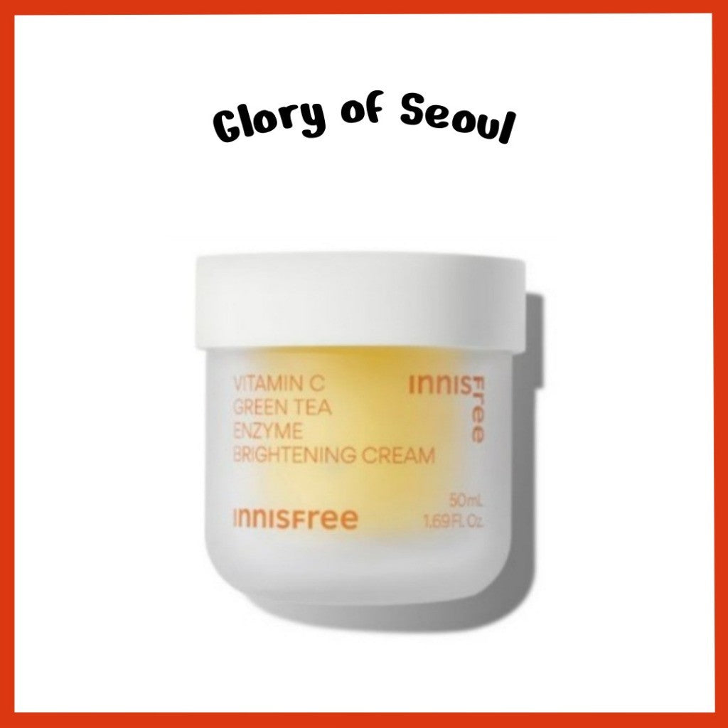 INNISFREE Vitamin C Green Tea Enzyme Brightening Cream, 50mL