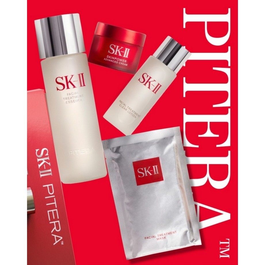 SK-II PITERA™ Full Line SET (Facial Treatment Clear Lotion/Facial Treatment Mask/Facial Treatment Essence/SKINPOWER Advanced Cream)