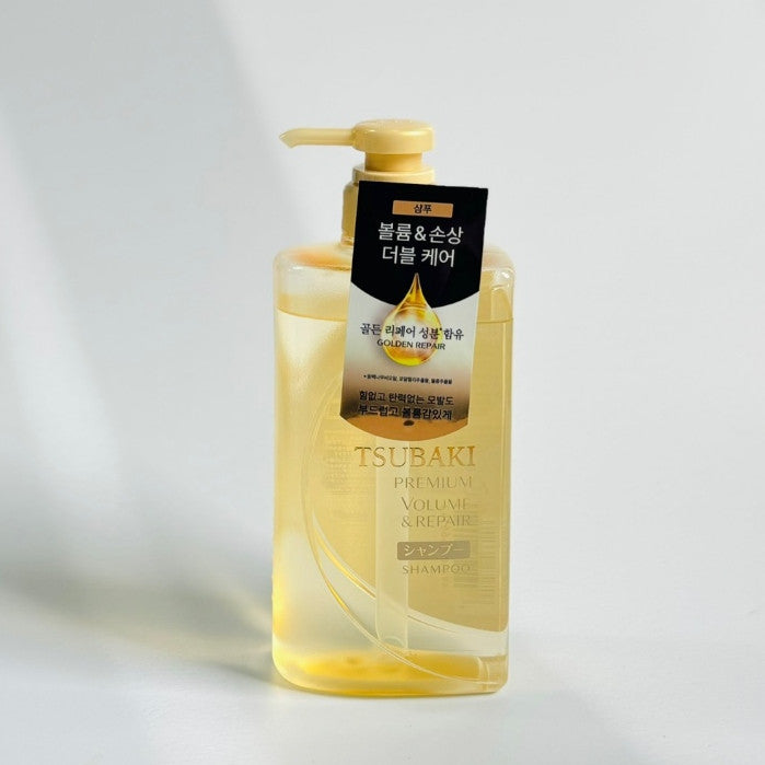 [RENEWED] Shiseido Tsubaki Premium Volume & Repair Shampoo / Conditioner 490ml